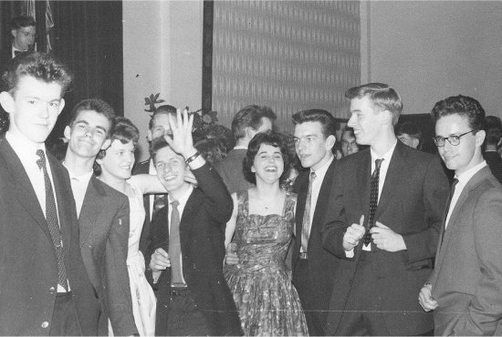 Gentle?men from left: Clive Cheadle, Keith Richardson, Dick Lawrence, Paul Burbidge, Peter Dearing, Knobby Clark