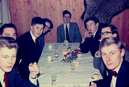 Clockwise from Left: Ted Tyler, Trevor Jones, Pip?, Ash?, Ian Scroop, Brian Holdstock, Ian?,  Graham?
