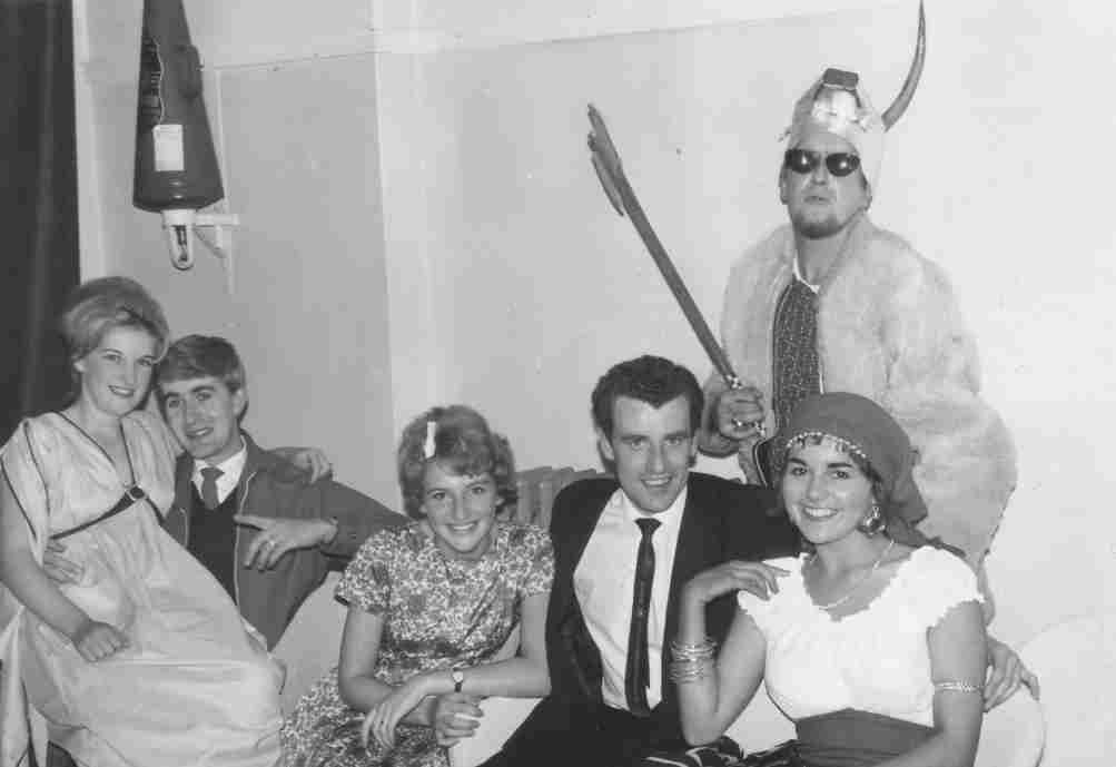 Krazy Nite 1963
 Pete and Dianne willcocks, Carol, Les and
 Angie Gardner Royston Davies as half a Viking!