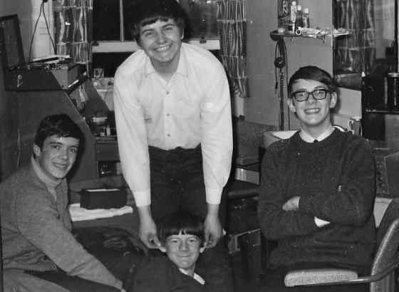 Four Apprentices:'Pedro' Halliday, Dave Knight,
'SJ'(Steve Pearce) 'Wils' (James Picket)
