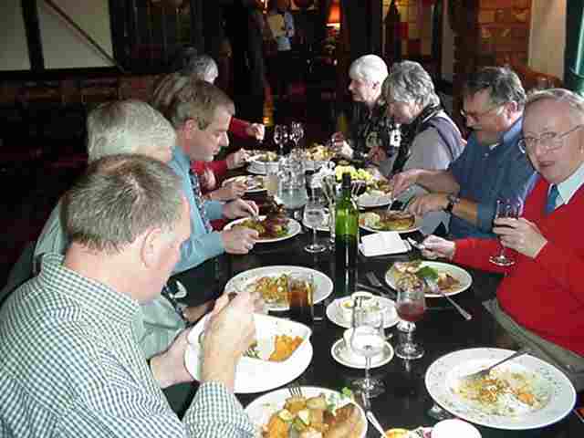 At the trough, Tone drinking