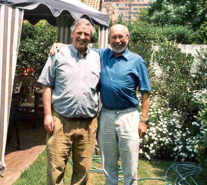 Sylph-like Steve Lorimer & Keith Trafford in Santiago 2001  